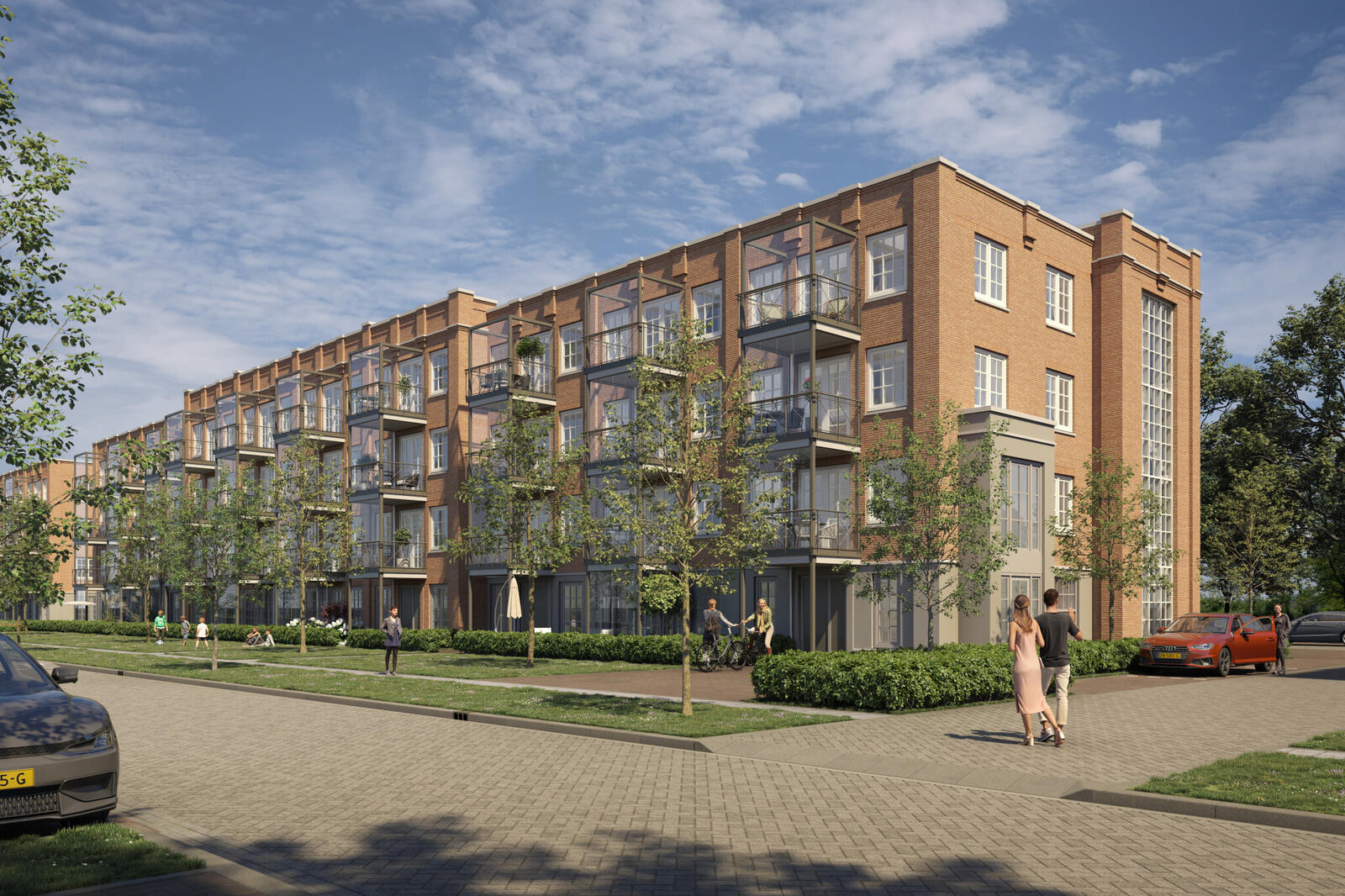 Impressie appartementen Parkrand