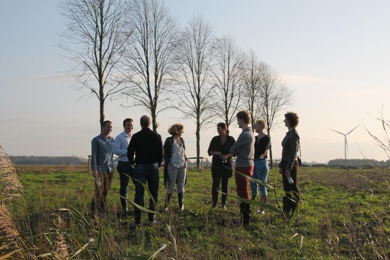 Met elkaar in de klei nadenken over de invulling van het toekomstige park 