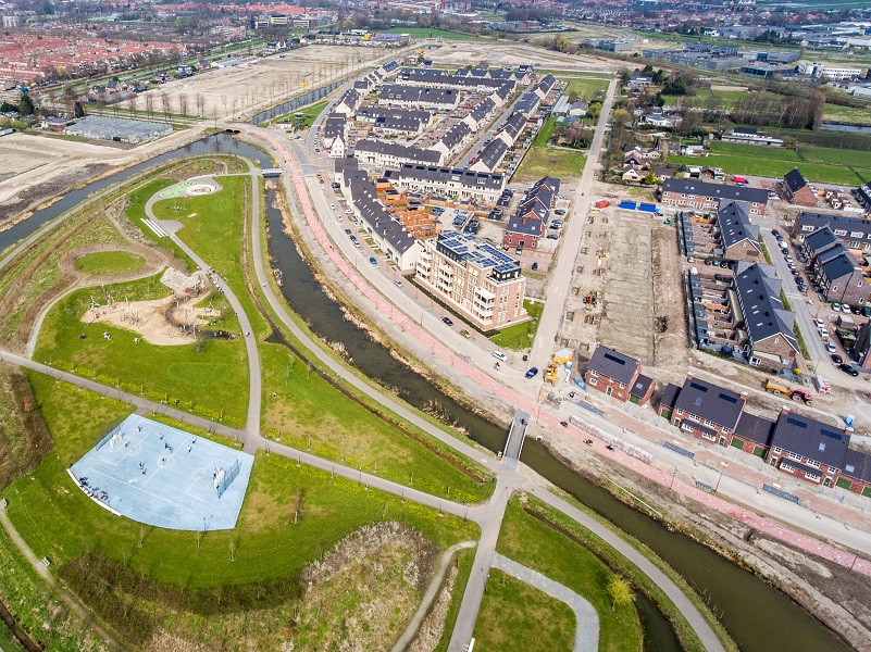 Park Triangel Mooie Nieuwe Dronefoto Van De Wijk